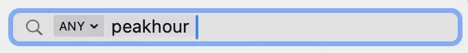 Filtering Console messages with a 'peakhour' search